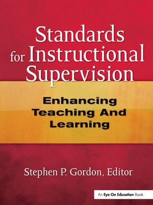 cover image of Standards for Instructional Supervision